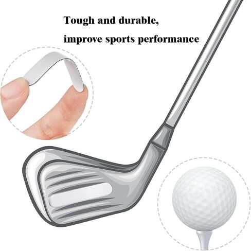 16 Pieces Golf Weighted Tape Adhesive Tape Golf Strips Weight Tape Add Weight for Golf Club Tennis Racket Adjust Weight in Saudi Arabia