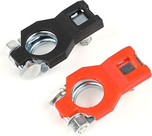 4 قطع أطراف بطارية لنيسان - متوافقة مع ماكسيما، روج، سينترا، مورانو - تتضمن أطراف موجبة وسالبة مع أغطية بلاستيكية - تحل محل 243407F000 و243407F001 in Kuwait