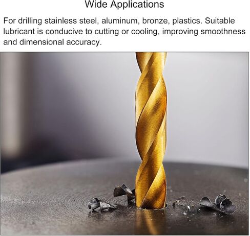 uxcell M2 x 0.4 Spiral Flute Tap and 1.6mm Twist Drill Bit Set, Metric Titanium Plated 6542 High Speed Steel Machine Threading Screw Thread Tap Drilling Tool in Saudi Arabia
