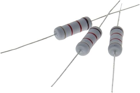 Fielect 20Pcs 1.8K ohm Resistor 3W 5% Metal Oxide Film Resistors Axial Lead Flame Proof for DIY Electronic Projects and Experiments Tolerance in Saudi Arabia