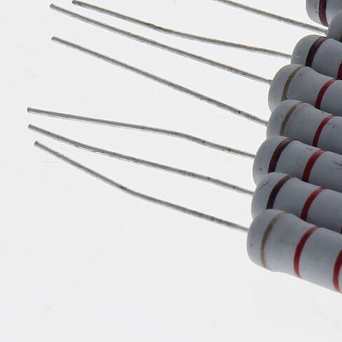 Fielect 20Pcs 1.8K ohm Resistor 3W 5% Metal Oxide Film Resistors Axial Lead Flame Proof for DIY Electronic Projects and Experiments Tolerance in Saudi Arabia