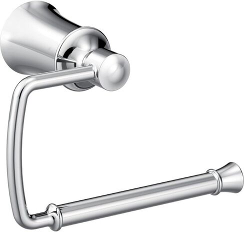 Moen YB2108BL Dartmoor Single Post Toilet Paper Holder, Matte Black in Kuwait