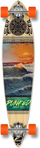 Yocaher Beach Series ألواح تزلج كاملة ذات ذيل طويل مع أرملة سوداء ممتازة 80 أمبير شريط قبضة شاحنة ألومنيوم ABEC7 تحمل عجلات لوح تزلج 70 مم in Kuwait