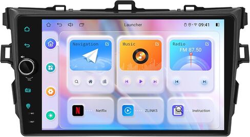 راديو سيارة JOYING لسيارة Toyota Corolla 2008-2013 Android 12 ستيريو سيارة 9 بوصة تعمل باللمس مع Carplay اللاسلكي Android Auto Mirror Link GPS Navigation Bluetoot AM/FM Radio (JY-TZ163N4) in Saudi Arabia