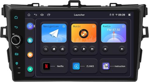 راديو سيارة JOYING لسيارة Toyota Corolla 2008-2013 Android 12 ستيريو سيارة 9 بوصة تعمل باللمس مع Carplay اللاسلكي Android Auto Mirror Link GPS Navigation Bluetoot AM/FM Radio (JY-TZ163N4) in Saudi Arabia
