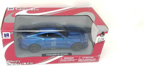 نيوراي شيلبي GT350R بمقياس 1:24 أزرق مع خطوط سوداء مزدوجة in Kuwait