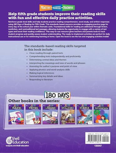 180 Days of Practice for Fifth Grade (Set of 3), 5th Grade Workbooks for Kids Ages 9-11, Includes 180 Days of Reading, 180 Days of Writing, and 180 Days of Math in Saudi Arabia