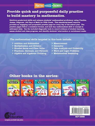 180 Days of Practice for Fifth Grade (Set of 3), 5th Grade Workbooks for Kids Ages 9-11, Includes 180 Days of Reading, 180 Days of Writing, and 180 Days of Math in Saudi Arabia
