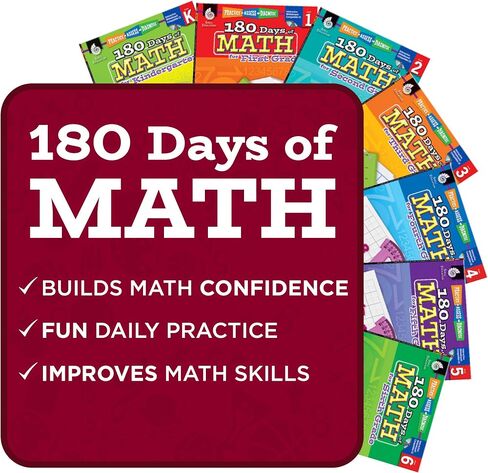180 Days of Practice for Fifth Grade (Set of 3), 5th Grade Workbooks for Kids Ages 9-11, Includes 180 Days of Reading, 180 Days of Writing, and 180 Days of Math in Saudi Arabia