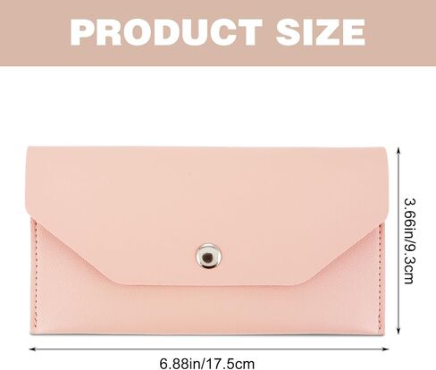 Cash Envelopes Bag, Money Bag Pouch PU Leacher Cash Money Pouch Cash Wallet Envelope, Reusable Budget Envelope for Wedding Birthday Graduation Cash Check Billing (Black) in Saudi Arabia