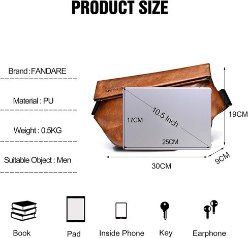 حقيبة حبال للرجال حقيبة الصدر بو الجلود حقيبة الكتف خفيفة حقائب الصدر Crossbody in Saudi Arabia