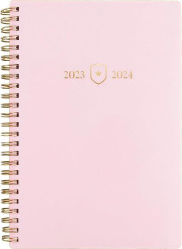 AT-A-GLANCE 2023-2024 Academic Planner, Simplified by Emily Ley, Weekly & Monthly, 5-1/2" x 8-1/2", Small, Monthly Tabs, Flexible Cover, Leatherette, Blush (EL13-200A) in Saudi Arabia