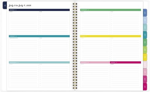 AT-A-GLANCE 2023-2024 Academic Planner, Simplified by Emily Ley, Weekly & Monthly, 5-1/2" x 8-1/2", Small, Monthly Tabs, Flexible Cover, Leatherette, Blush (EL13-200A) in Saudi Arabia
