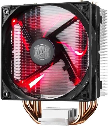 Cooler Master RR-212L-16PR-R1 Hyper 212 LED CPU Cooler with PWM Fan, Four Direct Contact Heat Pipes, Unique Blade Design and Red LEDs in Saudi Arabia