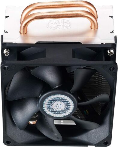 مبرد وحدة المعالجة المركزية Cooler Master Hyper T2 مدمج بحلقة مزدوجة، مروحة 95 مم، 2 أنبوب حراري نحاسي للاتصال المباشر لـ AMD Ryzen/Intel LGA1151 in Saudi Arabia