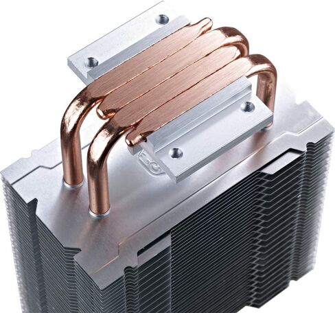 مبرد وحدة المعالجة المركزية Cooler Master Hyper T2 مدمج بحلقة مزدوجة، مروحة 95 مم، 2 أنبوب حراري نحاسي للاتصال المباشر لـ AMD Ryzen/Intel LGA1151 in Saudi Arabia