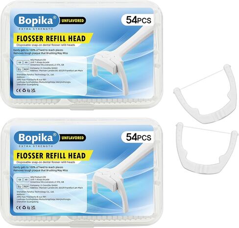 bopika Flosser Refill Head,Ultraclean Access Disposable Snap-On Flosser for Oral Care (1Pcs) in Saudi Arabia
