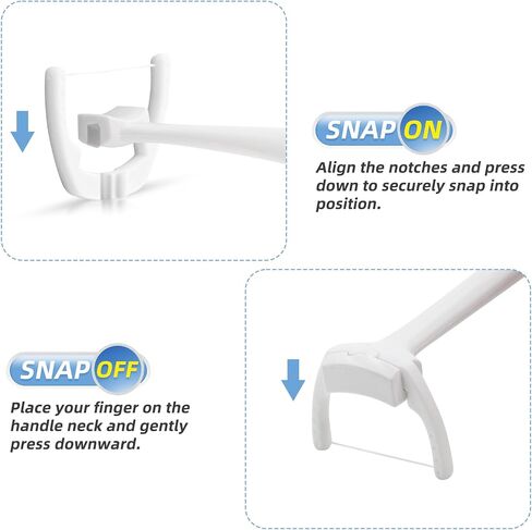 bopika Flosser Refill Head,Ultraclean Access Disposable Snap-On Flosser for Oral Care (1Pcs) in Saudi Arabia