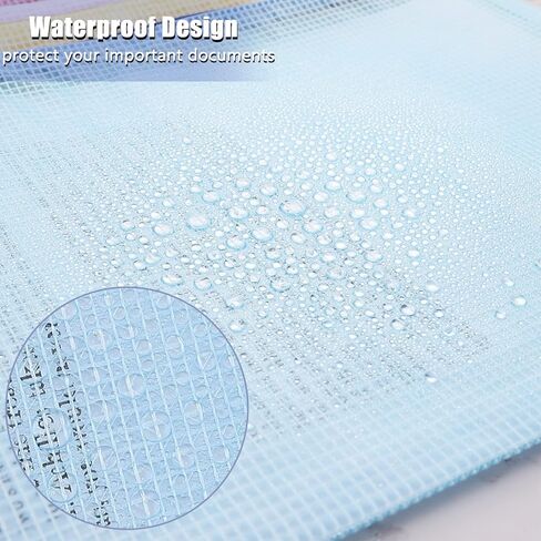 24 قطعة من الحقيبة الشبكية بسحاب، أكياس بسحاب مقاومة للماء، حقائب بسحاب بحجم A4، أكياس ملفات بسحاب، حقيبة مستندات لتنظيم التخزين، مستلزمات المكتب المنزلية، 6 ألوان (24 قطعة) in Kuwait