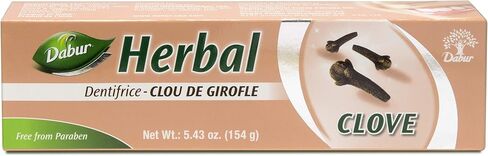 معجون أسنان دابر الطبيعي - العناية العشبية المنعشة لصحة الفم - يعزز الأسنان واللثة النظيفة والصحية - ارفع روتين نظافة الفم بابتسامة - خالي من البارابين - غني بالنيم - 100 مل in Kuwait