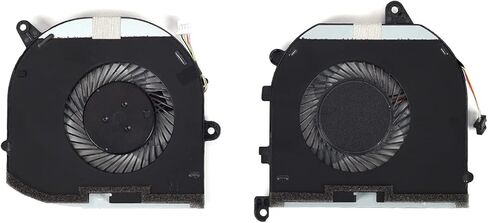 مروحة بديلة لوحدة المعالجة المركزية ووحدة معالجة الرسومات متوافقة مع الكمبيوتر المحمول Dell XPS 15 9570، الكمبيوتر المحمول Precision 5520 5530 P/N: 008YY9 0TK9J1 TK9J1 08YY9 in Kuwait