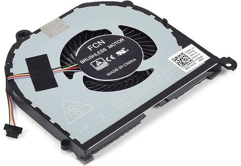 مروحة بديلة لوحدة المعالجة المركزية ووحدة معالجة الرسومات متوافقة مع الكمبيوتر المحمول Dell XPS 15 9570، الكمبيوتر المحمول Precision 5520 5530 P/N: 008YY9 0TK9J1 TK9J1 08YY9 in Kuwait