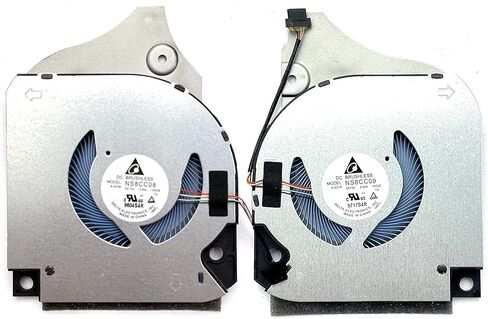 مروحة تبريد جديدة لوحدة المعالجة المركزية + وحدة معالجة الرسومات من BestParts لـ DELL G7 7790 G5 5590 NS8CC08-18G29 NS8CC09-18G30 in Saudi Arabia
