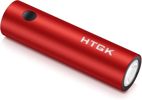 Power Bank 5000mAh with 120 Lumens Flashlight, Mini Portable Charger Ultra Compact External Backup with 20W PD & QC 3.0 Super Fast-Charging, Compatible with iPhone Samsung and More(red) in Saudi Arabia