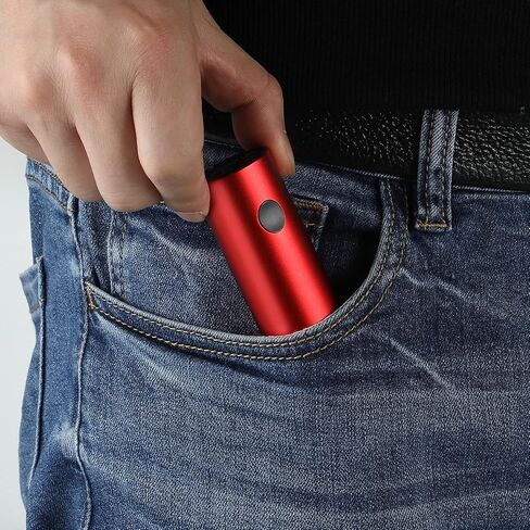 Power Bank 5000mAh with 120 Lumens Flashlight, Mini Portable Charger Ultra Compact External Backup with 20W PD & QC 3.0 Super Fast-Charging, Compatible with iPhone Samsung and More(red) in Saudi Arabia