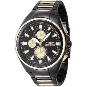 Invicta Men's Analog Quartz Watch with Stainless Steel Strap 47823, Black, Modern in Saudi Arabia