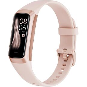 Fitness Tracker, 1.10'' AMOLED Touch Color Screen Men's and Women's Smartwatch, 24/7 Blood Oxygen Heart Rate Sleep Monitor, IP68 Waterproof Smartwatch, Step Calorie Counter, Pedometer in Saudi Arabia