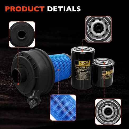 Oil Fuel Air Filter Maintenance Replacement Set for Thermo King SB190 SB210 SB230 SB300 SB330,Replaces#11-9300 11-9182 11-9342 in Saudi Arabia