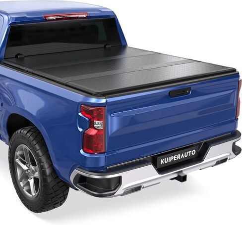 Soft Quad 6.5FT Truck Bed Tonneau Cover Compatible for 2007-2013 Chevy Silverado 1500 / GMC Sierra 1500-78 Inch in Saudi Arabia
