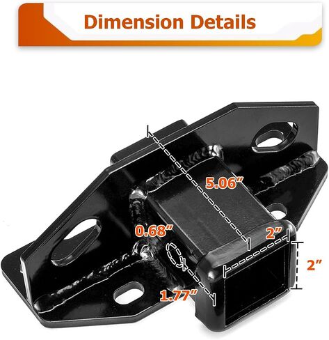 WeiSen 2 Inch Rear Trailer Hitch Receiver Class 3 Towing Hitch Receiver Compatible with Lexus GX460 2014-2023 in Saudi Arabia