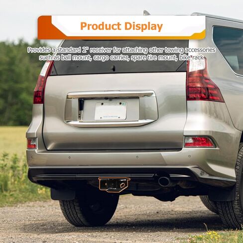 WeiSen 2 Inch Rear Trailer Hitch Receiver Class 3 Towing Hitch Receiver Compatible with Lexus GX460 2014-2023 in Saudi Arabia