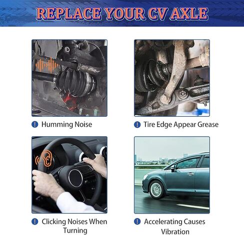 Front CV Axle Shaft Assembly fit for Nissan Versa 2012 2011 2010 2009 2008 2007, L4 1.8L, S SL 1.8 SL Sedan Hatchback Models, CV Joint Axle Shaft Front Passenger Driver Side in Saudi Arabia
