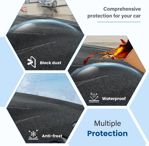 Dash Cover Mat Compatible with Frod F150 2015 2016 2017 2018 2019 2020 (Without HUD) Dashboard Cover for Pad Custom Car Dashboard Interior Accessories Ornament in Saudi Arabia