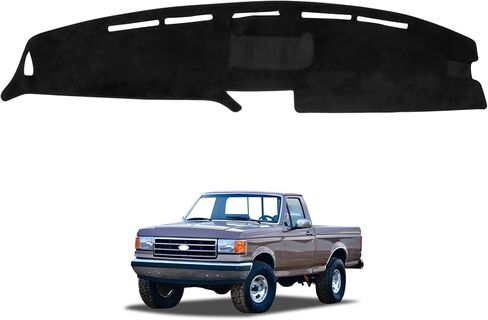 حصيرة تغطية Dash Cover متوافقة مع Frod F150 2015 2015 2017 2018 2019 2020 (بدون HUD) غطاء لوحة المعلومات للوحة مخصصة للوحة معلومات الداخلية الزخرفة in Kuwait