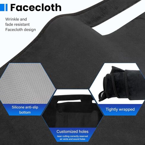 حصيرة تغطية Dash Cover متوافقة مع Frod F150 2015 2015 2017 2018 2019 2020 (بدون HUD) غطاء لوحة المعلومات للوحة مخصصة للوحة معلومات الداخلية الزخرفة in Kuwait