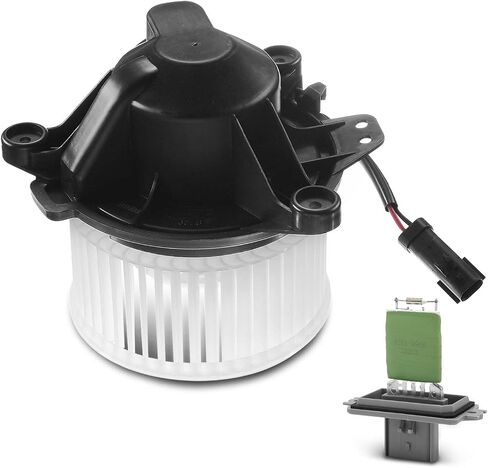 A-Premium HVAC Heater Blower Motor and Resistor Assembly Compatible with Dodge Vehicles - Durango 2001-2003, Dakota 2001-2004 - Front Side, 2-PC Set, Replace# 4885669AC, 4885635AA in Saudi Arabia