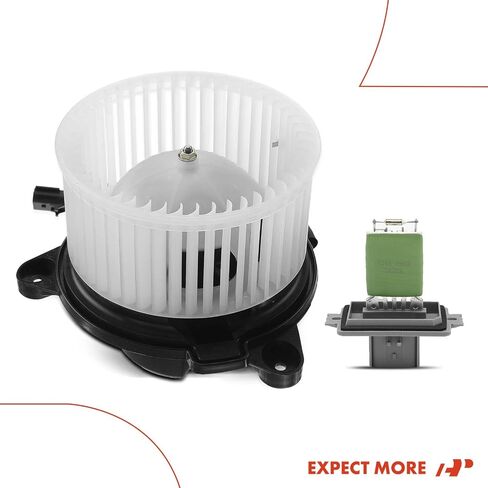 A-Premium HVAC Heater Blower Motor and Resistor Assembly Compatible with Dodge Vehicles - Durango 2001-2003, Dakota 2001-2004 - Front Side, 2-PC Set, Replace# 4885669AC, 4885635AA in Saudi Arabia