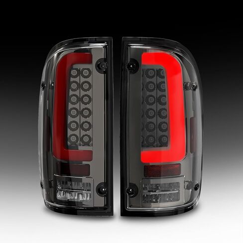 Sequentia Full Led Tail Lights for Tacoma 1995-2000 Starting Animated Rear Light Assembly, Dynamic Turn Signal,Brake Light,Reverse Light Smoked 95 96 97 98 99 00 in Kuwait