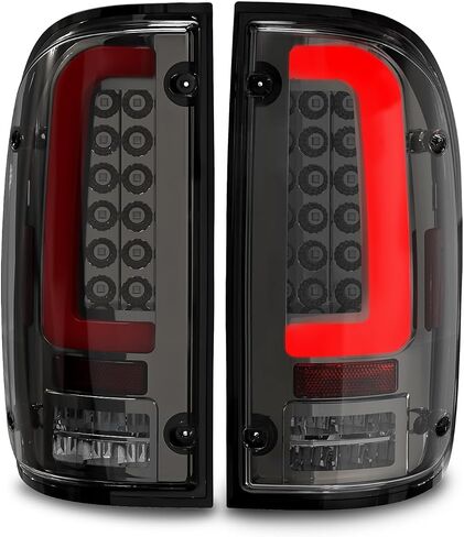 Sequentia Full Led Tail Lights for Tacoma 1995-2000 Starting Animated Rear Light Assembly, Dynamic Turn Signal,Brake Light,Reverse Light Smoked 95 96 97 98 99 00 in Kuwait