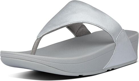 Fitflop Women's Lulu Leather Toe-Post Thong Sandals, Brown Bronze 012, 8 in Saudi Arabia