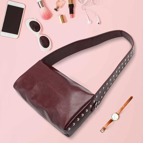 حقيبة الكتف للنساء ، محفظة Y2K ، حقيبة اليد ، أنيقة أنيقة ، تصميم مرصع بأسلوب التسعينيات in Kuwait