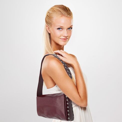 حقيبة الكتف للنساء ، محفظة Y2K ، حقيبة اليد ، أنيقة أنيقة ، تصميم مرصع بأسلوب التسعينيات in Kuwait