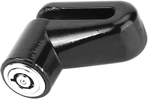 Bike Disc Brake Lock, Motorcycle Anti Theft Wheel Padlock Electric Scooter Security Lock Accessory Heavy Duty Waterproof for Mountain Road Motorbike Cycling Rotor with Plastic Frame 2 Keys(Black) in Saudi Arabia