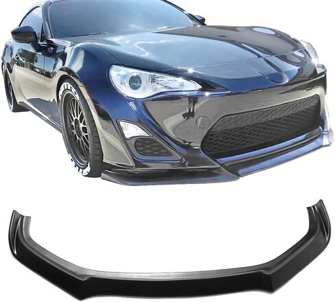 Front Bumper Lip Compatible with 2013-2016 Scion FRS, GT Style Unpainted PP by IKON MOTORSPORTS, 2014 2015 in Saudi Arabia