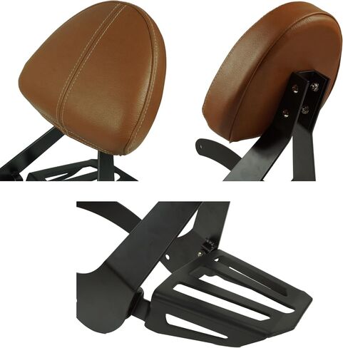 Motorcycle Sissy Bar with Luggage Rack for Indian Scout, Black Motorcycle Passenger Backrest, Suitable for Indian Scout (2015-2024) Scout Sixty (2016-2024) in Kuwait