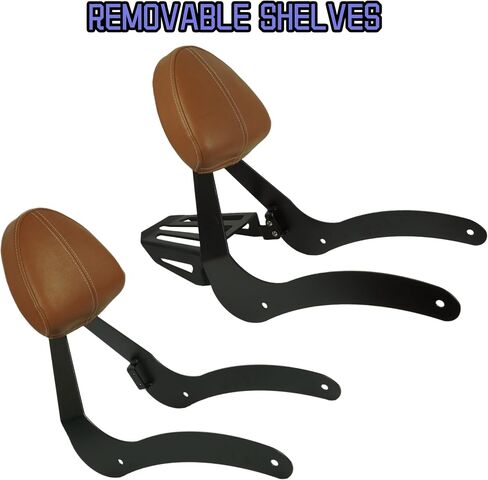 Motorcycle Sissy Bar with Luggage Rack for Indian Scout, Black Motorcycle Passenger Backrest, Suitable for Indian Scout (2015-2024) Scout Sixty (2016-2024) in Kuwait